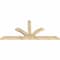 Ekena Millwork Richland Rough Sawn Timber Gable Bracket, Douglas Fir, 108"W x 49"H x 4"D x 6"F, 11/12 Pitch GBW108X49X0406RIC00RDF - alternate 3
